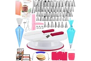 255-teiliges Torten Decor Set Mit Drehteller - Alles Für Perfekte Kuchen