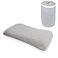 Cabin Max Memory Foam Travel Pillow Roll Up Including Carry Bag Suitable for Pilates and Yoga (Flat Travel Pillow)