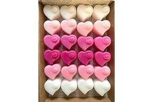 Gower Coast Crafts Handmade Premium Quality Highly Scented Wax Melts. 24 x 5g Melts in each pack (Valentine)