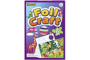 Mostof Transfer Foil Craft Kits for Kids, DIY No Mess Creative Art Foil Animals Stickers Toy, Gifts for Boys Girls Ages 4 5 6 7 8