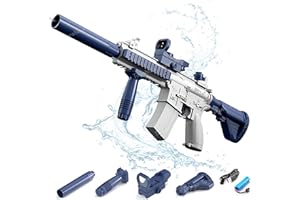 Toyshine M416 Electric Water Gun Toy with 25-30Ft Range | Self-Filling | Rechargeable | High Pressure Mechanism Fun Toy for Kids Holi Party and Outdoor Water Fun