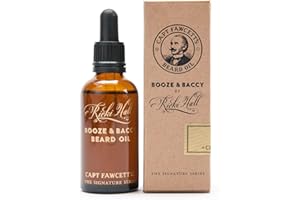 ORIHEA Captain Fawcett Ricki Hall's Booze & Baccy - Aceite para barba, 50 ml