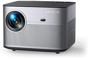 ‎WIMIUS 【Autofokus/Trapezkorrektur】 Beamer, 26000 Lumen WiFi Bluetooth Beamer Full HD 1080P, Heimkino Video Beamer 4K Unterstützung kompatibel mit Fire Stick,X-Box,PS5,Laptop,USB,Handy Projektor