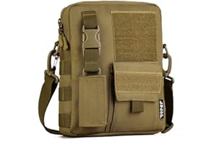 Yakmoo Bolsa de Bandolera Impermeable Estilo Militar Táctico Bolsa de Hombro Molle Sistema Bolso Cruzado Bolsa del Mensaje al Aire Libre
