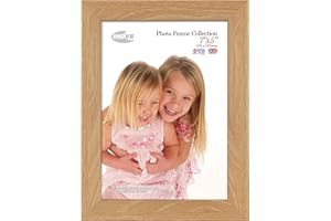 Inov8 Framing - Lime Oak 7x5 Inch (12x17cm) British Made Photo Frame - Wood Effect with Glass Picture Frame