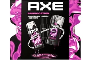Axe Coffret Homme - Provocation - 1x Déodorant 200ml & 1x Eau de Toilette 100ml & 1x Gel Douche 250ml