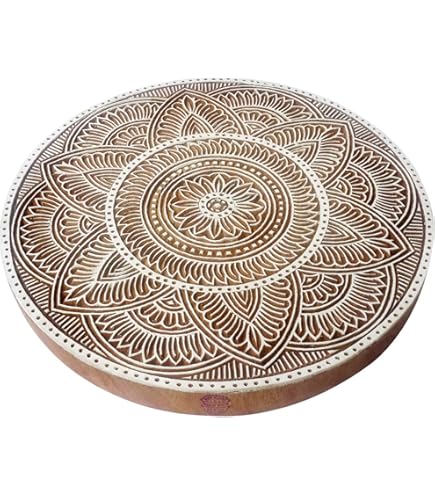 Timbri In Legno Royal Kraft - Set Di 6 Con Disegni Spirale E Tondi Per Fai Da Te - Foto 7