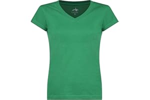 Killer Whale Tshirt V Neck Women Plain Cotton Gym Basic top tee