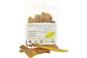 ARTISAN GIFT CO Snacks Naturales para Perros – 100% Carne Sabrosa Deshidratada, Apto para Dieta Barf (250 gr, Tendón Cuello de Ternera)