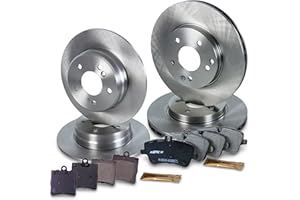 ENVA MADE FOR QUALITY BESTPRICE Juego de frenos incl. discos de freno delanteros Ø 288 mm + traseros Ø 278 mm + pastillas de freno delanteras+traseras MERCEDES Clase C (W203)(CL203),CLC (CL203),CLK (C209)(A209),SLK (R171)