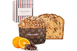 CHOCOLATÍSSIMO PANETTONE ANTONELLA Panettone Antonella Cioccolato & Arancia 600 g | Panettone Artigianale al Cioccolato e Arancia Senza Conservanti Né Coloranti | Dolce Natalizio con Lievito Madre | Ricetta Tradizionale