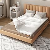 Sweetnight - Topper Materasso 90 x 200 cm, Viscoelastico per Materasso e Memory Gel, Topper 90x200 cm in Schiuma di Gel, alte