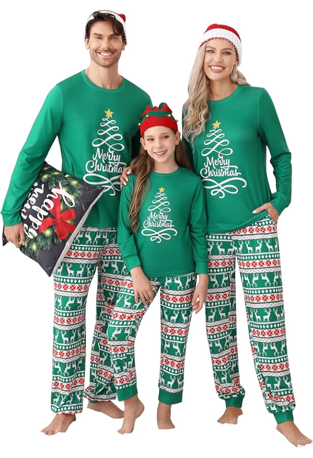 Générique Ensemble Pyjama NoëL Famille,Vetement De Noel Pyjama Famille Assortis Pyjama Noel Femme Homme Noel Vetement Femme Tenue Noel Bebe Costume Pere Noel Homme XXL