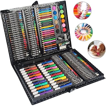 Kit De Dessin Professionnel 16 Pièces Avec Mallette - Règles, Compas, Rapporteurs - En Acier Inox Et Aluminium - Dimensions 28x15,5x5 Cm