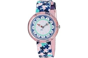 SWATCH Flik Flak Reloj Analogico para niñas de Cuarzo con Correa en Tela FBNP080