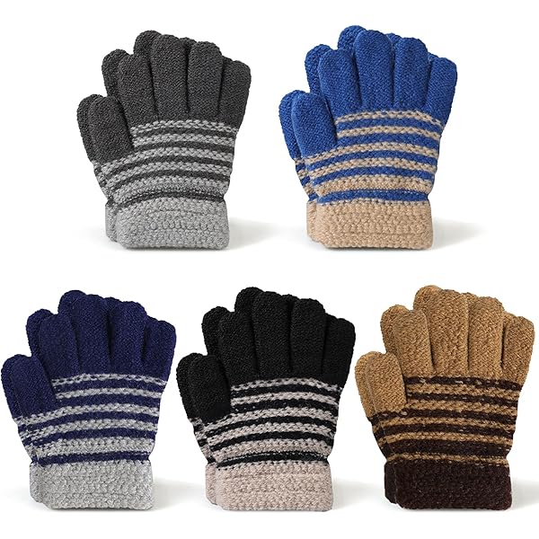 3 Paires De Gants Magiques Pour Enfants, Gants Chauds Pour