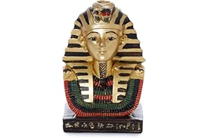 PUCKATOR Dekoracyjny złoty egipski 11 cm Tutankhamen Bust