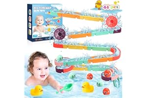 Adeokay Badewannenspielzeug ab 2 3 4 5 Jahre, Badespielzeug ab 2-5 Jahre Kinderspielzeug ab 2-5 Jahre Weihnachten Geschenke für Kinder Spielzeug ab 2-5 Jahre Junge Geschenk Mädchen Junge-44 Stück