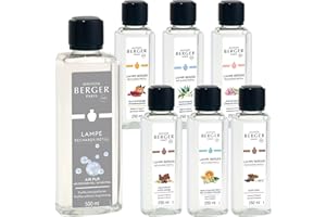 ‎LAMPE BERGER LAMPE BERGER Paris Düfte - großes Entdeckungsset mit 6X 250ml Duft und 1x 500ml Neutral - XXL Duftset Saison Edition