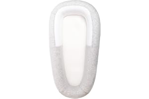 PurFlo Sleep Tight Baby Bed | Safe for Overnight Sleep | Fully Breathable Baby Nest Alternative | Newborn Essentials | 0-8m Minimal Grey