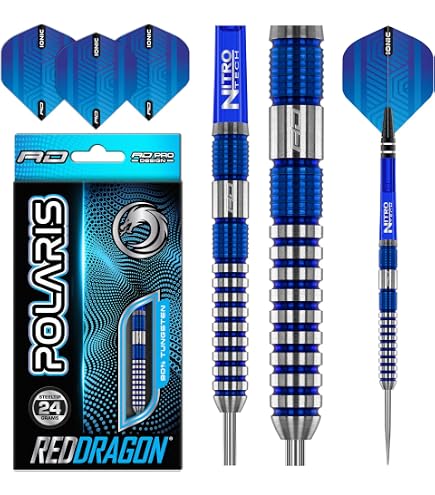 Mission Saturn Fenrir Fléchettes Pointe Acier 90% Tungstène - Sablé Festonné - Pack Complet Pour Joueurs Exigeants