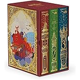 Harry Potter Books 1-3 Boxed Set (Minalima Editions): Harry Potter and the Sorcerer's Stone / Harry Potter and the Chamber of