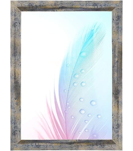 DR35 - Cornice portafoto in legno MDF da 58 x 19 cm (bianco