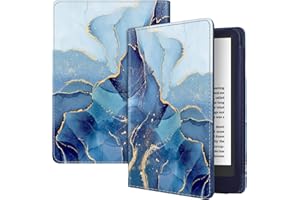 Fintie Etui do nowego Kindle (11. generacja - 2022) z 6-calowym wyświetlaczem - Folio sztuczna skóra etui ochronne z funkcją Auto Sleep/Wake (Ocean Marble)