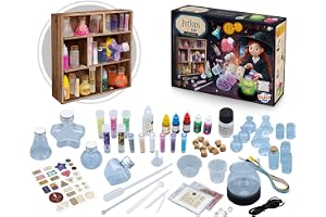 Labo Potions - Vetenskapligt och kreativt barnkit 8+ | Skapar 15 färgglada och glittrande drycker med ljusbas, magiska upplev