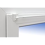 Amazon.de: Klemmfix Klemmstange für Fenster Tür Gardine Länge 80-120 cm