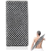 Antibakterielles Peeling-Duschhandtuch Set, 100x25 Cm, Aus Polyester – Für Tiefenreinigende Körperpflege