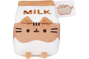 GUND Pusheen Chocolate Milk Plush Cat Stuffed Animal for Ages 8 and Up, Brown/White, 6”