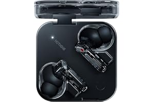 Nothing Ear (3) Kabellose In-Ear Kopfhörer, Adaptive Geräuschunterdrückung, LDAC Hi-Res Audio, Super Mic, IP54, Schnellladen, Bis zu 22 Std. Akkulaufzeit, Kompatibel mit Android & iOS – Schwarz