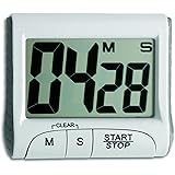 TFA Dostmann Egg Timer digitale, 38.2021.02, cucina, accessori sveglia a breve durata, fino a 99 min 59 sec, piccola e manegg