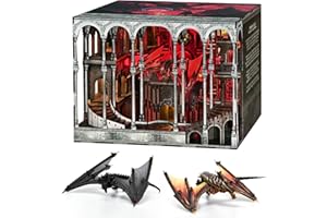 MiniCity DIY Book Nook Kit, DIY Puppenhäuser Miniatur Haus Kit 3D Puzzle Buchstützen aus Holz, Kreative Geschenkdekoration für Erwachsene (Ember Castle)