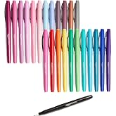 Amazon Basics Felt Tip Markers, Assorted Colors, Pack of 24