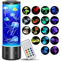 Radikor Lampara Medusa con 17 Colores y Telemando, Jellyfish Lamp ...
