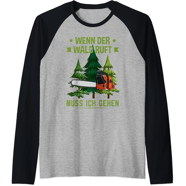 Holzfäller Langarmshirt – Lustiger Spruch „Wenn Der Wald Ruft, Muss Ich Gehen“, Perfekt Für Forstwirte & Waldarbeiter