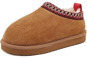 SMajong Pantofole Bambino Caldo Peluche Pantofola da Invernali Comode Ciabatte Ragazze Ragazzi Antiscivolo Scarpe di Cotone Interne Slipper 24-37 EU