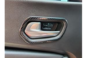 Vagorut Per Nissan Juke F16 2020-2022 Accessori Interni Acciaio Maniglia Della Porta Ciotola Telaio Adesivo Trim 4 Pezzi (Nero)