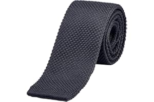 DonDon corbata de punto estrecha 5cm