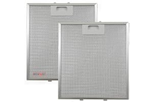 REDPOINT Kit de 2 unidades - Filtros de aluminio para campanas extractoras de 267 x 305 x 9 - Compatible con modelo "Elica".