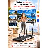 Ultrafit Otomatik Eğimli Koşu Bandı, 16km Hız, Bluetooth Bağlantılı, 120kg Kapasite