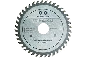 Inter-Craft Hoja de sierra circular de 115 mm para madera, 115 x 22,2 mm, 40 dientes