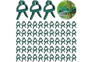 Atuoxing 100Pcs Clips pour Plantes, Clips Attache Plante Grimpante, Clips de Support Pour Plantes pour Attacher Les Plantes, Clips de Jardin Attache Tomate, (50 Grands + 50 Petits)