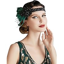 MIVAIUN 3 stuks 1920 accessoires set, flapper Great Gatsby accessoires 20's Flapper Theme Set, Gatsby kostuum voor brullende jaren 20 party prom, parel ketting, zwarte houder, lange handschoenen (rood