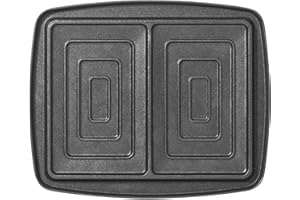 LAGRANGE Jeu de plaques Croque-Monsieur, compatible avec tous les gaufriers "Super2", Plaques en aluminium moulé, Revêtement antiadhésif double couche, 030423