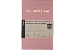 ‎EIN GUTER PLAN Ein guter Tag, Selbstliebe- und Dankbarkeitstagebuch. Nur 5-6 Minuten am Tag. Für Dankbarkeit, Achtsamkeit, Journaling, Tagebuch (Altrosa)
