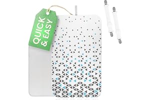 SimplySmooth Podkładka do prasowania 100 x 60 cm, jako alternatywa dla deski do prasowania – odporna na wysokie temperatury koc do prasowania z napinaczami, ścierką do prasowania i e-bookiem – bardzo