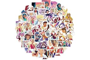 lldgz She-Ra: Princess of Power Adesivi per computer portatili[50 pezzi] premio motivazionali vinile adesivo impermeabile per laptop, skateboard, bottiglie d'acqua, computer, telefono, chitarra per